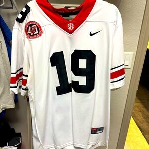 XL Georgia Bulldogs #19 Hines Ward 40th Anniversary National Championship Jersey